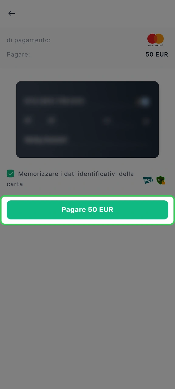 Conferma la transazione su Winnita.