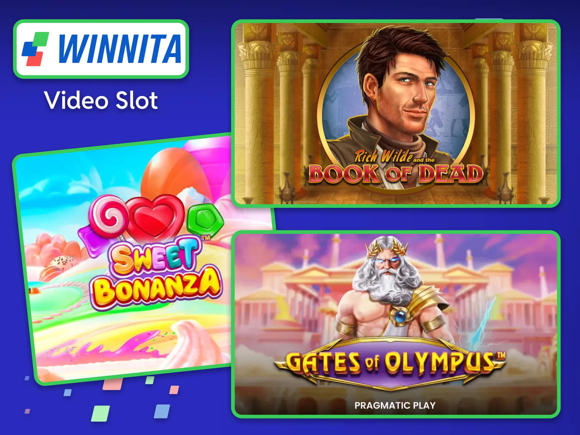 Immergiti in storie avvincenti e animazioni 3D provando le innovative Video Slot ricche di round bonus di Winnita.